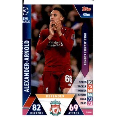 Alexander-Arnold Liverpool OD40 Match Attax On Demand