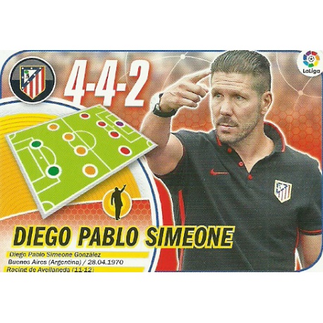 Simeone Logo Liga Atlético Madrid 6 Ediciones Este 2016-17
