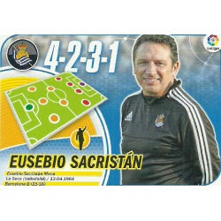 Eusebio Sacristán Logo Liga Real Sociedad 32 Ediciones Este 2016-17