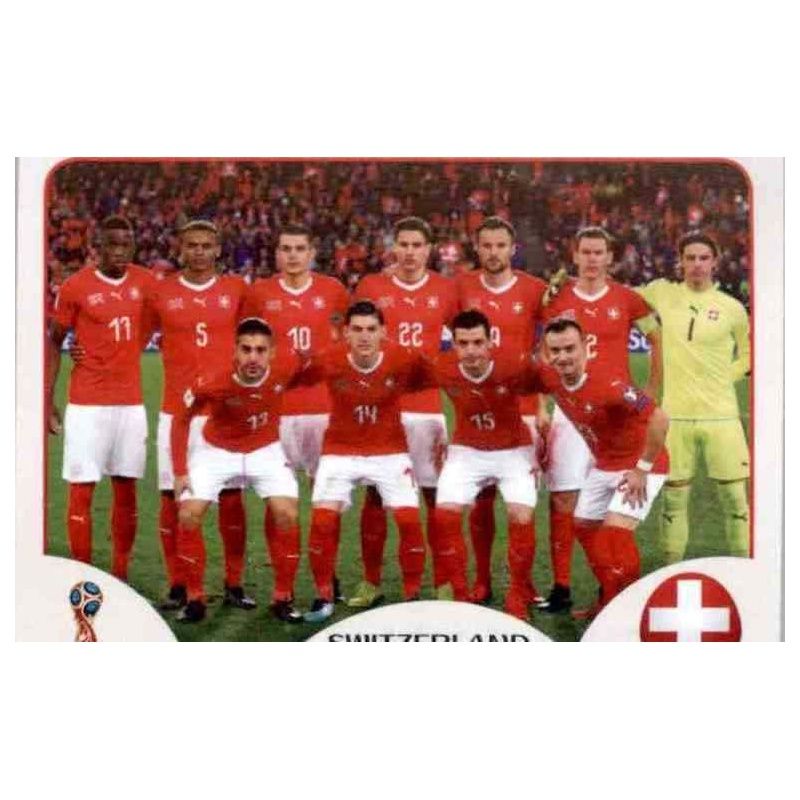 373 SUI Switzerland Team Bild NEU Panini Sticker Fußball WM 2018 Russia Nr 