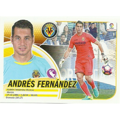 Andrés Fernández Villarreal Coloca 2B Ediciones Este 2016-17