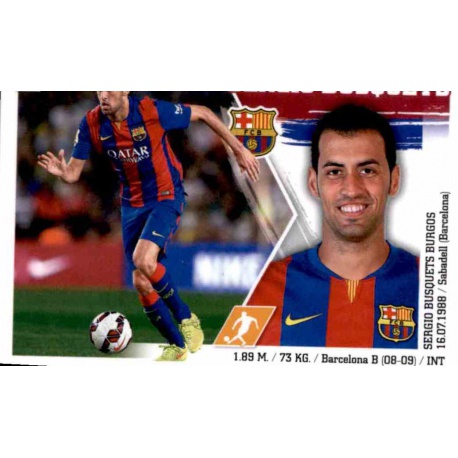 Sergio Busquets Barcelona 12 Ediciones Este 2015-16