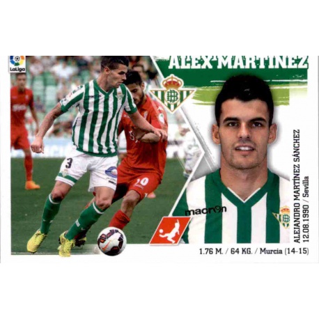 Álex Martínez Betis 9 Ediciones Este 2015-16