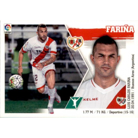Fariña Rayo Vallecano Coloca 16 b Ediciones Este 2015-16