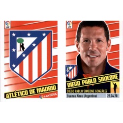 Escudo Simeone Atlético Madrid 3 Ediciones Este 2013-14