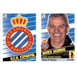 Escudo Javier Aguirre Espanyol 8 Ediciones Este 2013-14