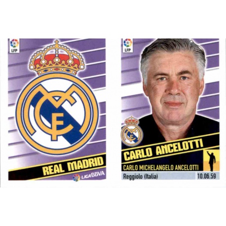 Escudo Carlo Ancelotti Real Madrid 12 Ediciones Este 2013-14