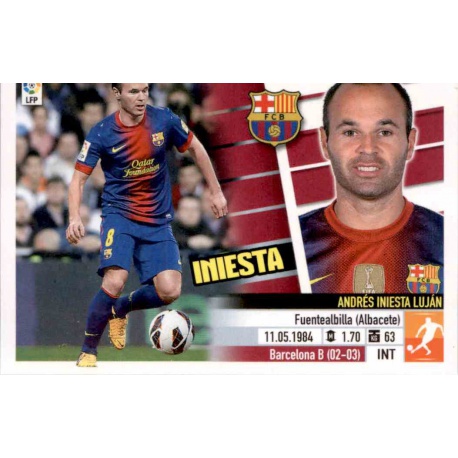 Iniesta Barcelona 12 Ediciones Este 2013-14