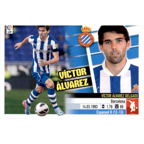 Cromo de Víctor Álvarez del Espanyol Panini Liga Este 2014-15