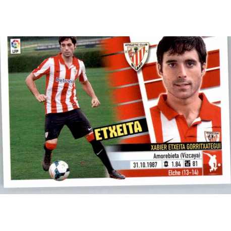 Etxeita Athletic Club Coloca 5B Ediciones Este 2013-14