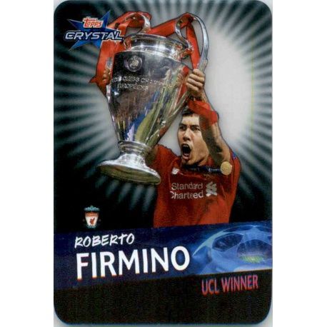 Roberto Firmino Ucl Winner Topps Crystal UCL