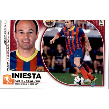 Iniesta Barcelona 12 Ediciones Este 2014-15