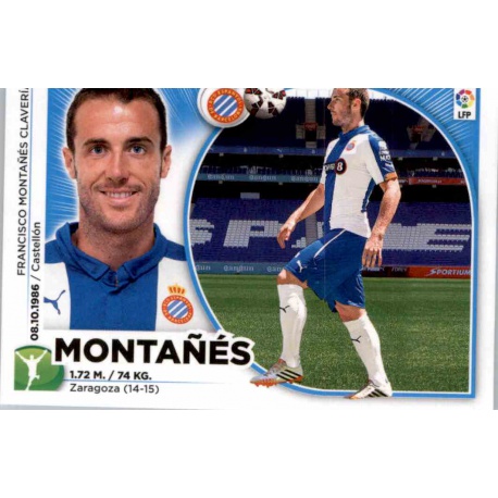 Montañés Espanyol 18 Ediciones Este 2014-15