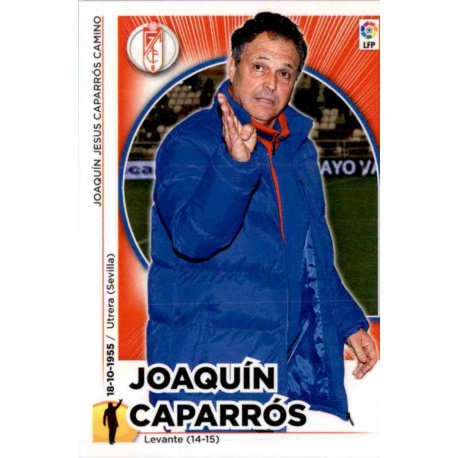 Joaquín Caparrós Granada 22 Ediciones Este 2014-15