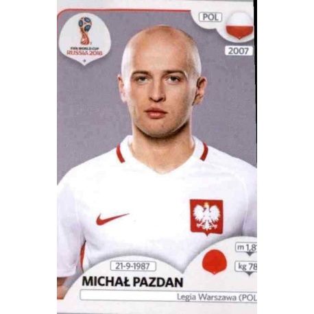 Michał Pazdan Polonia 598 Poland