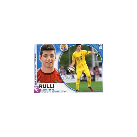 Rulli Real Sociedad 1 Ediciones Este 2014-15