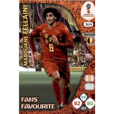 Marouane Fellaini Fans Favourite 363 Adrenalyn XL Russia 2018 