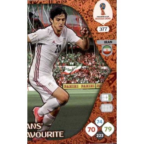 Sardar Azmoun Fans Favourite 376 Adrenalyn XL Russia 2018 