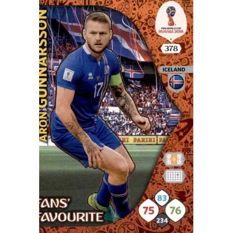 Aron Gunnarsson Fans Favourite 377 Adrenalyn XL Russia 2018 