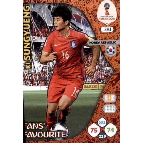 Ki Sung Fans Favourite 380 Adrenalyn XL World Cup 2018 