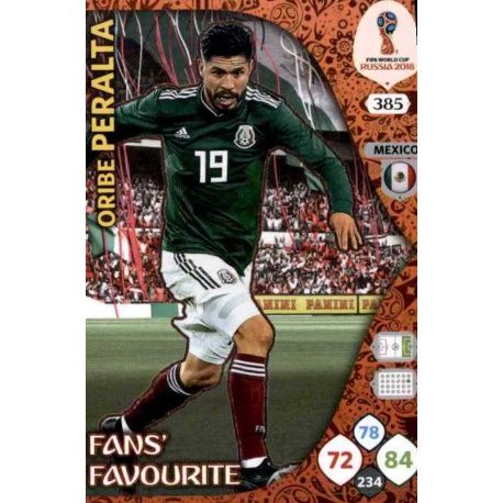 Oribe Peralta Fans Favourite 384 Adrenalyn XL Russia 2018 