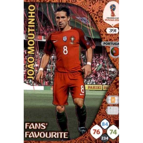 João Moutinho Fans Favourite 390 Adrenalyn XL Russia 2018 