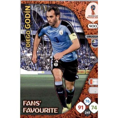 Diego Godin Fans Favourite 399 Adrenalyn XL World Cup 2018 