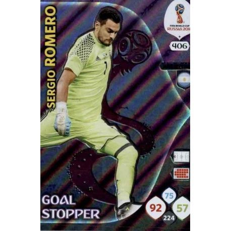 Sergio Romero Goal Stoppers 406 Adrenalyn XL Russia 2018 