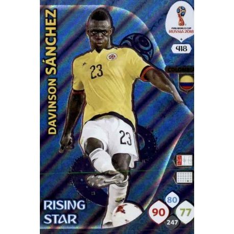 Davinson Sánchez Rising Stars 418 Adrenalyn XL World Cup 2018 