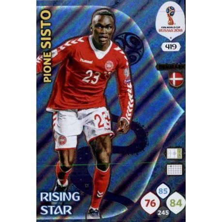 Pione Sisto Rising Stars 419 Adrenalyn XL Russia 2018 