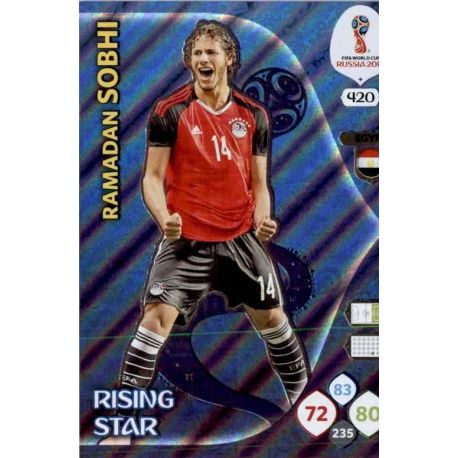 Ramadan Sobhi Rising Stars 420 Adrenalyn XL Russia 2018 