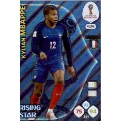 Kylian Mbappé Rising Stars 424 Adrenalyn XL World Cup 2018 