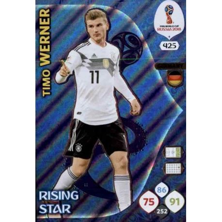 Timo Werner Rising Stars 425 Adrenalyn XL World Cup 2018 