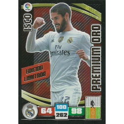 Isco Premium Oro Edición Limitada Adrenalyn XL La Liga 2015-16