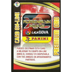 Card On-Line Premium Oro Adrenalyn XL La Liga 2015-16
