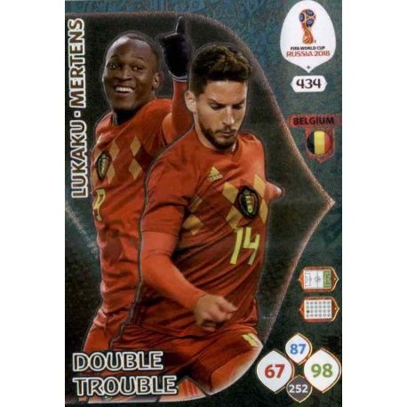 Romelu Lukaku / Dries Mertens Double Trouble 434 Adrenalyn XL World Cup 2018 