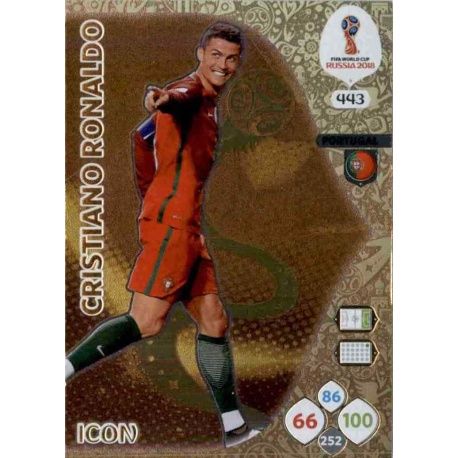 Cristiano Ronaldo Icons 443 Adrenalyn XL World Cup 2018 