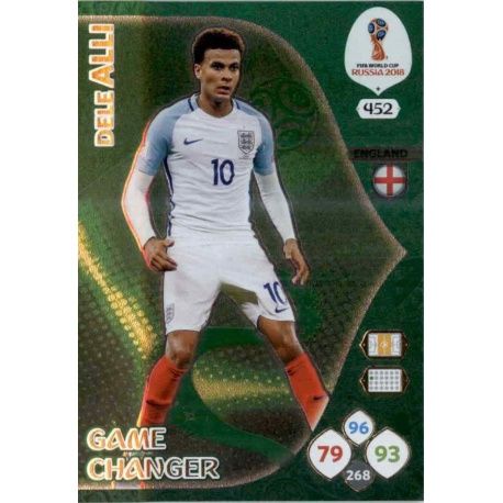 Dele Alli Game Changers 452 Adrenalyn XL World Cup 2018 