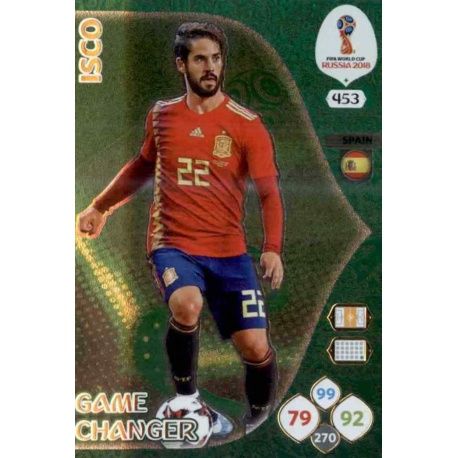 Isco Game Changers 453 Adrenalyn XL World Cup 2018 