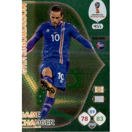 Gylfi Sigurdsson Game Changers 455 Adrenalyn XL World Cup 2018 