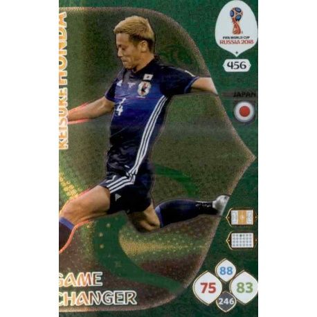 Keisuke Honda Game Changers 456 Adrenalyn XL World Cup 2018 