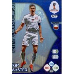 Robert Lewandowski Top Masters 467 Adrenalyn XL Russia 2018 