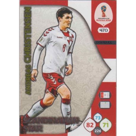 Andreas Christensen Scandinavian Stars 470 Adrenalyn XL Russia 2018 