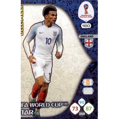 Dele Alli Fifa World Cup Stars 480 Adrenalyn XL World Cup 2018 