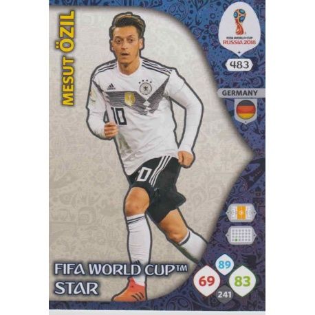 Mesut Özil Fifa World Cup Stars 483 Adrenalyn XL World Cup 2018 