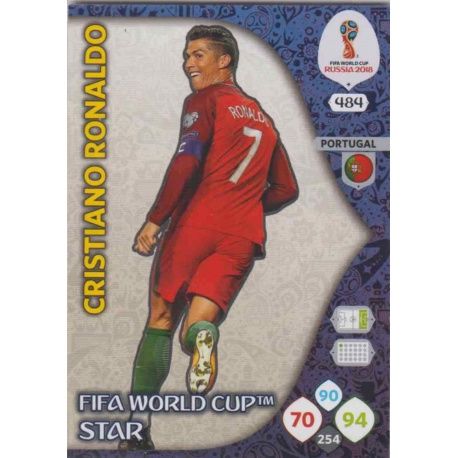 Cristiano Ronaldo Fifa World Cup Stars 484 Adrenalyn XL Russia 2018 