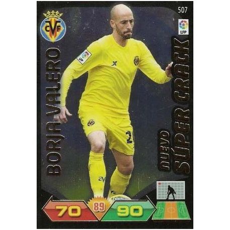 Borja Valero Nuevo Súper Cracks 507 Adrenalyn XL La Liga 2011-12