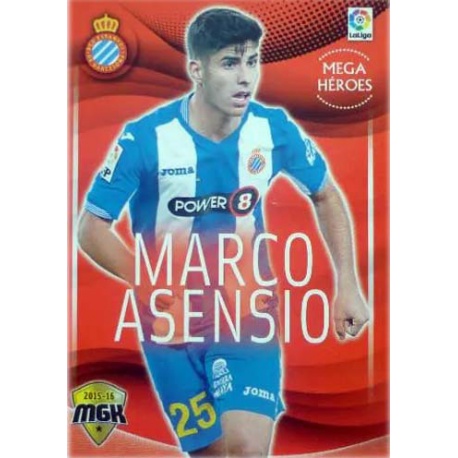 Marco Asensio Edición Limitada Espanyol 214 Megacracks 2015-16