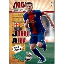 Jordi Alba Barcelona 61 Megacracks 2013-14