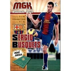 Sergio Busquets Barcelona 63 Megacracks 2013-14